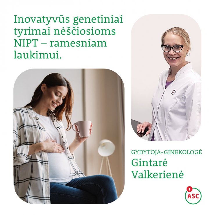 Inovatyvūs genetiniai tyrimai nėščiosioms NIPT - ramesniam laukimui