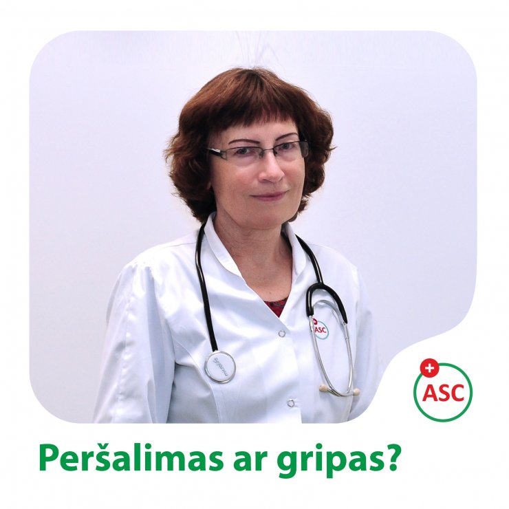 Peršalimas ar gripas? 