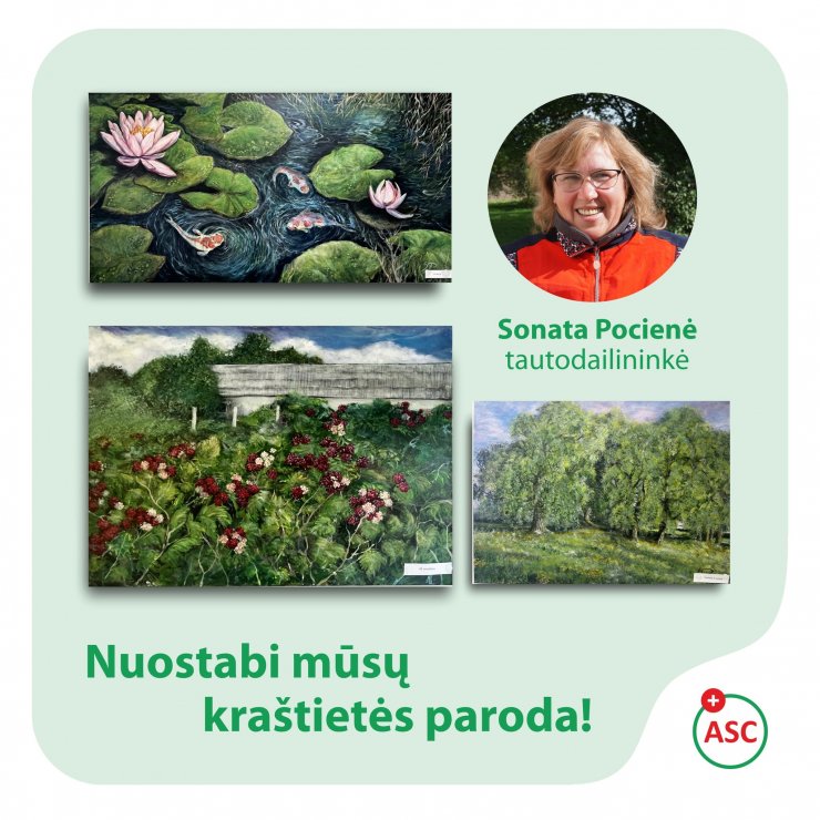 Nuostabi mūsų kraštietės paroda! 