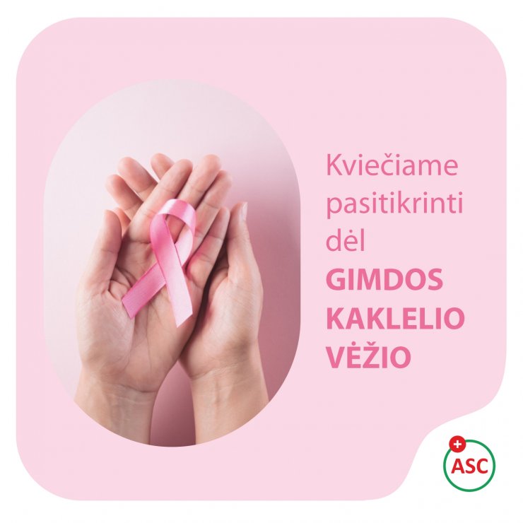 Kviečiame pasitikrinti dėl gimdos kaklelio vėžio