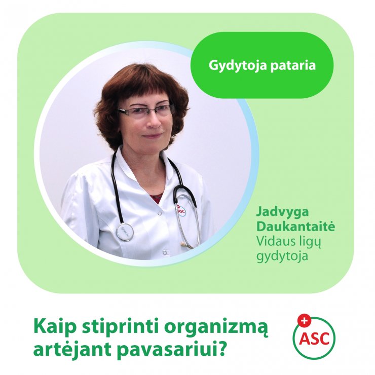Kaip stiprinti organizmą artėjant pavasariui?