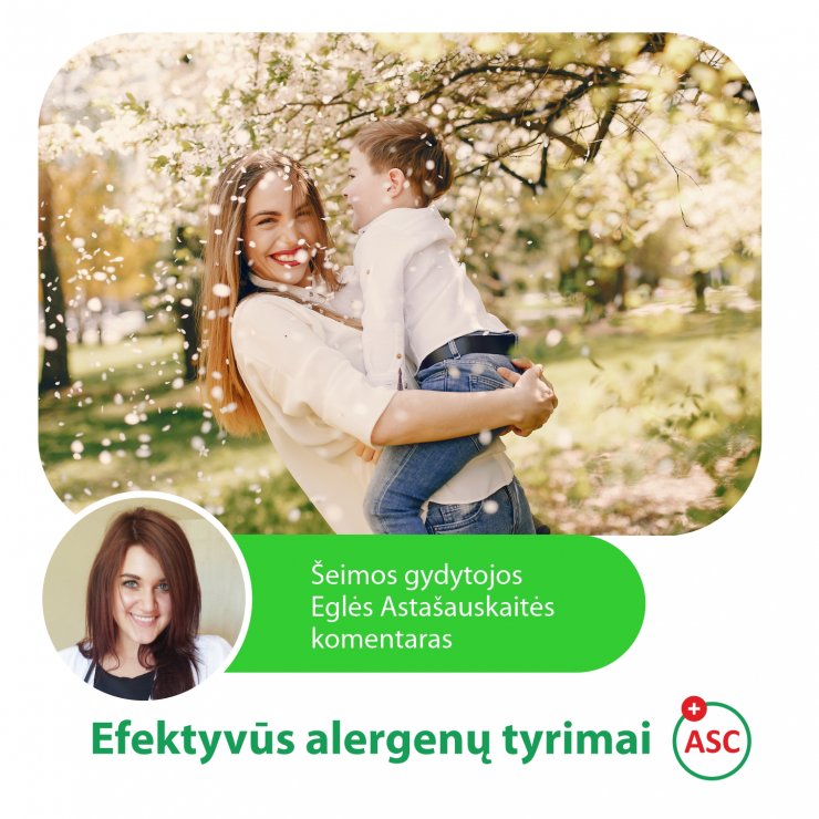 Efektyvūs alergenų tyrimai