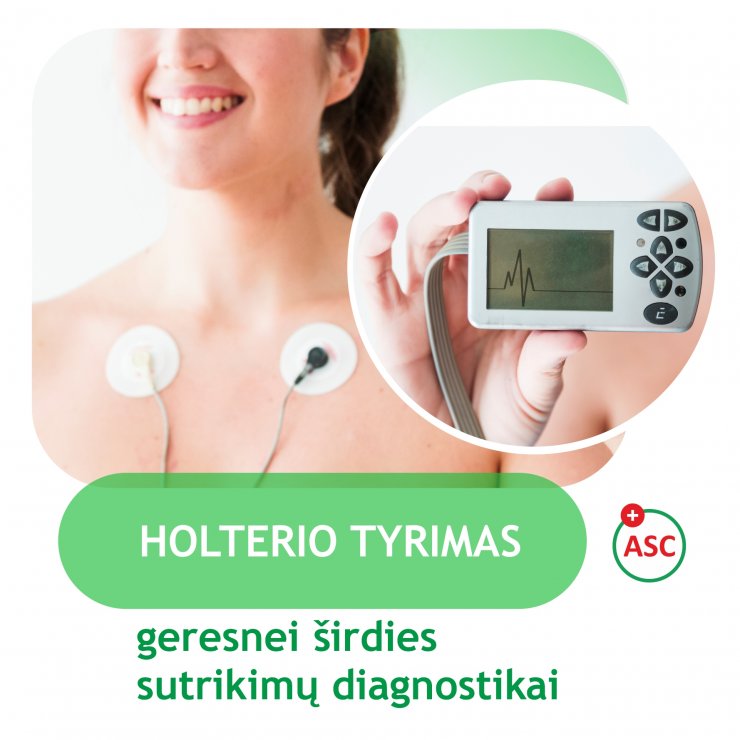 Holterio tyrimas geresnei širdies sutrikimų diagnostikai