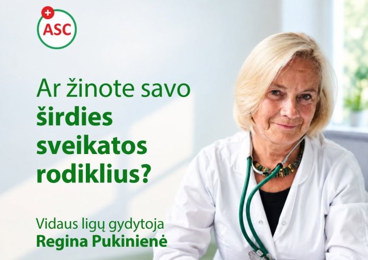 Ar žinote savo širdies sveikatos rodiklius?