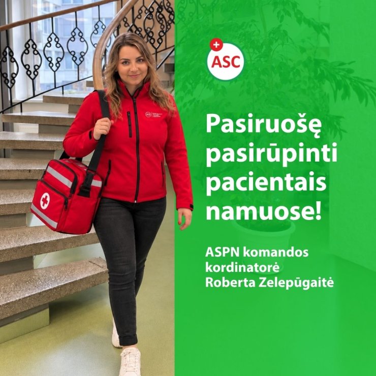 Pasiruošę pasirūpinti pacientais namuose! 