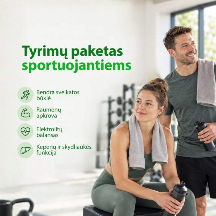 Tyrimų paketas sportuojantiems